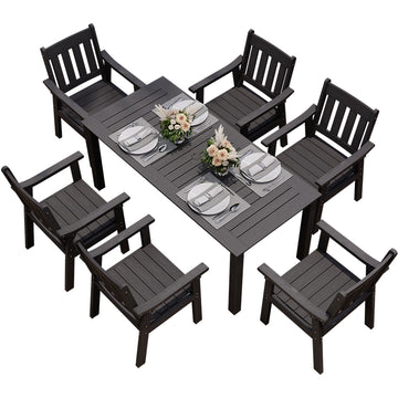 YEFU®︎ Adirondack Patio Table And Chairs Set